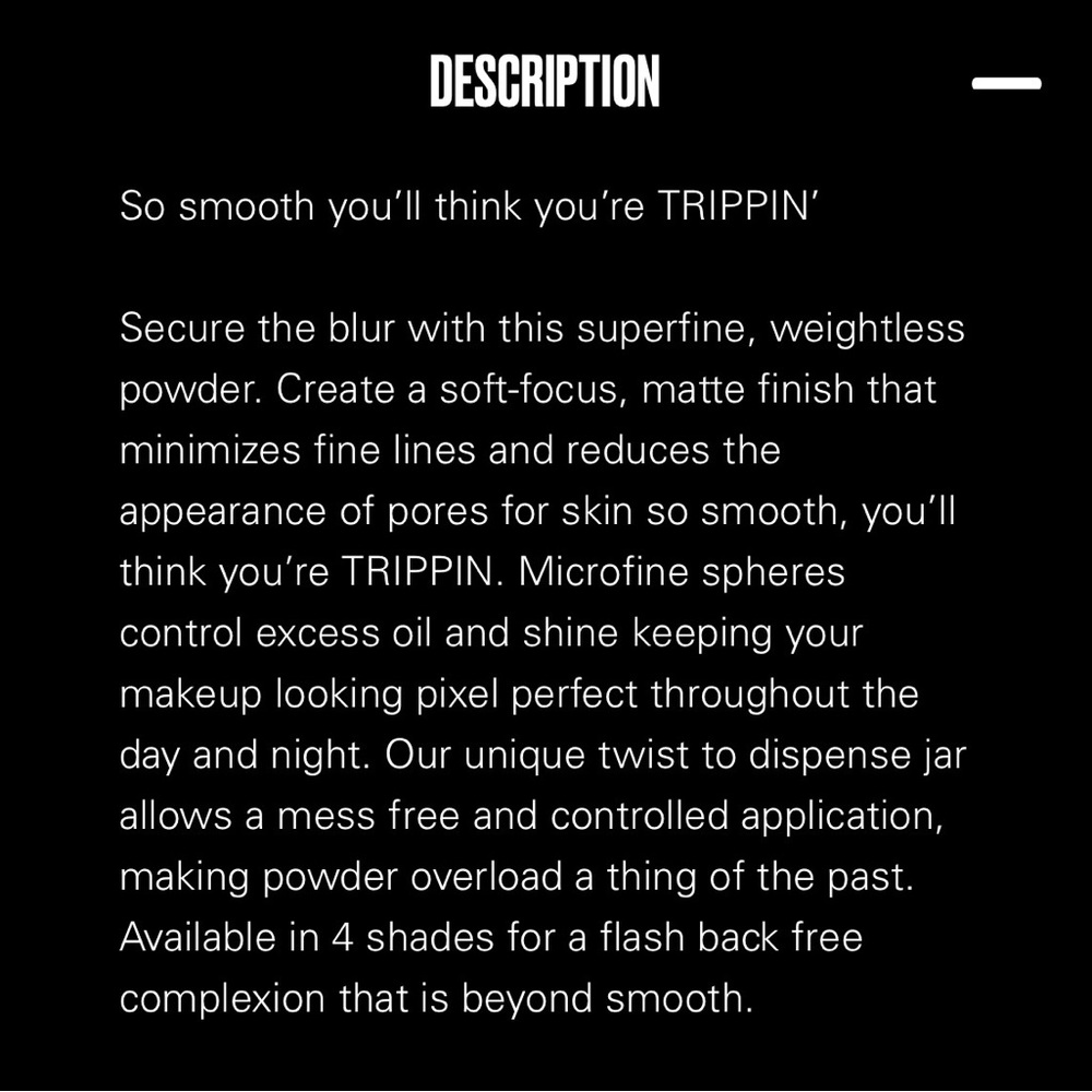 Uoma Beauty Trippin Smooth Powder (Translucent) - Picture 4 of 4